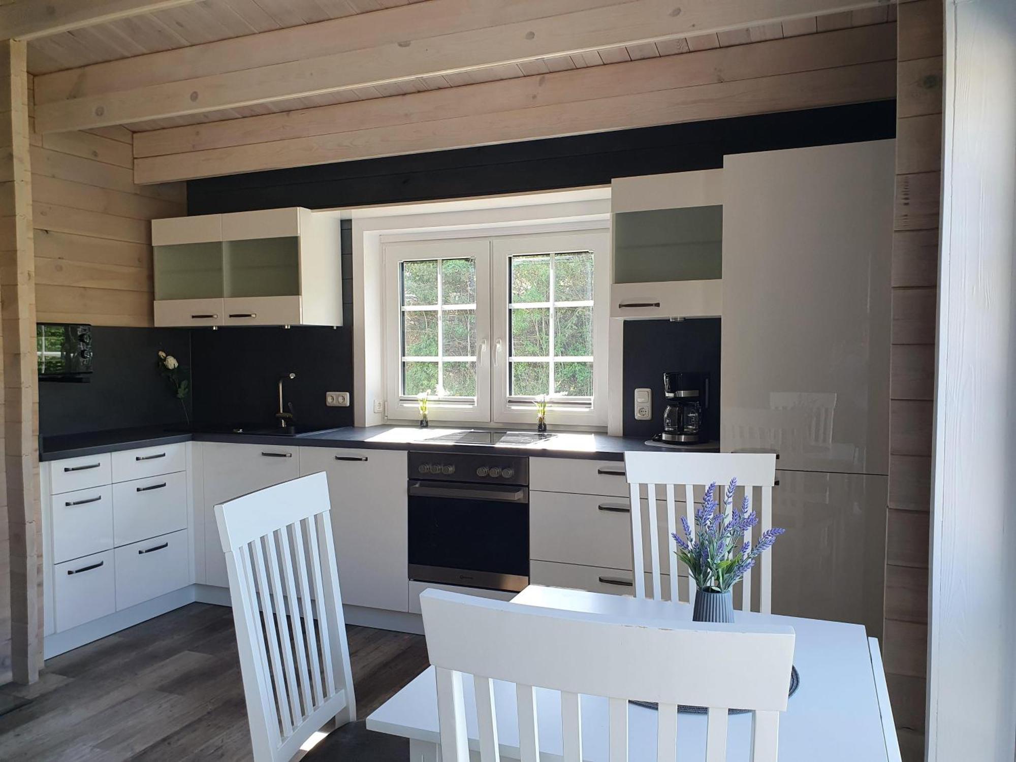 Idyllisches-Blockbohlenhaus-Mit-Eigenem-Garten-Und-Sauna-Zum-Wohlfuehlen Martensrade Экстерьер фото